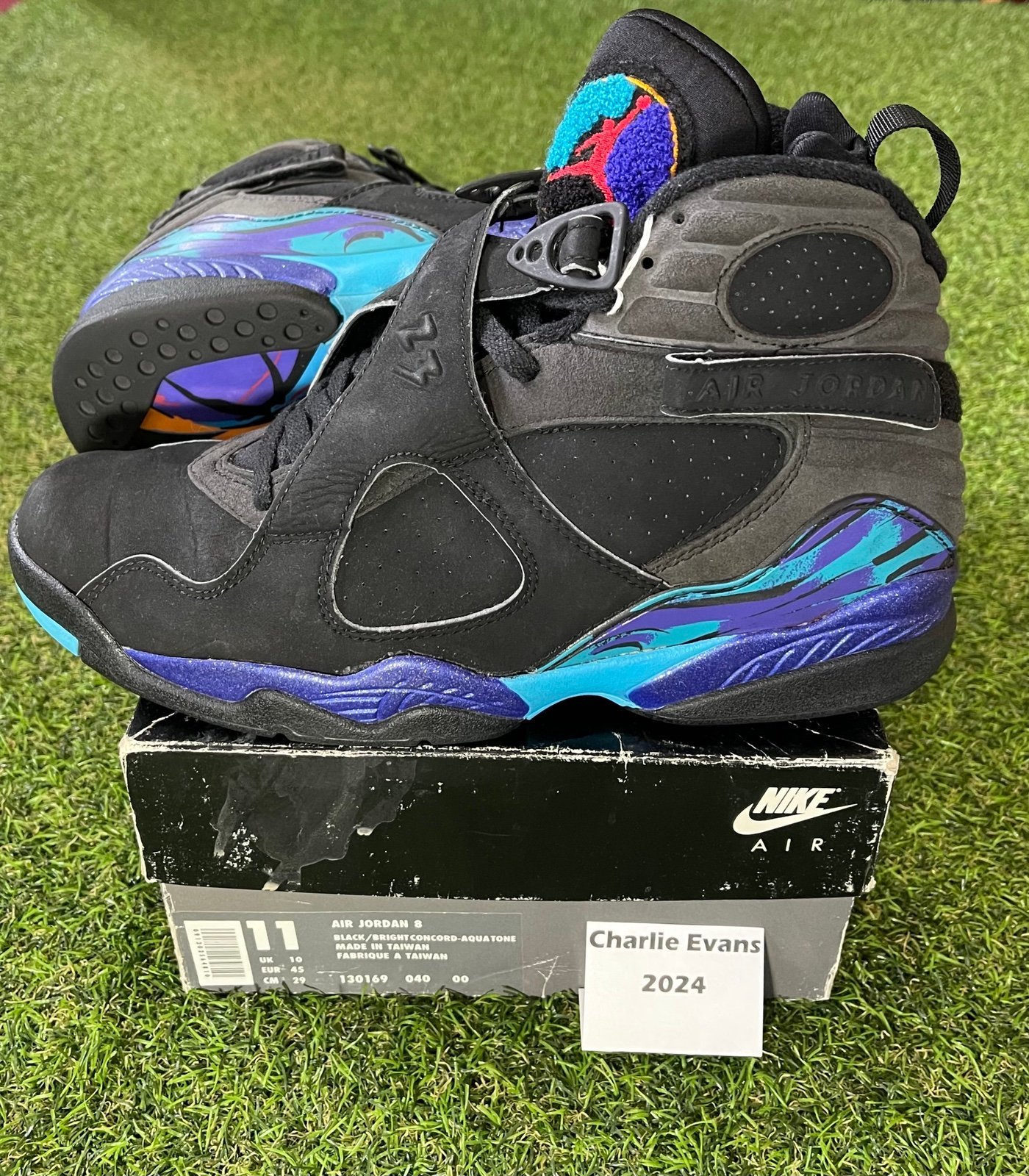 Air Jordan 8 Original 1993 Aqua SOLESWAPPED
