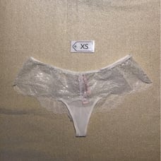 Victoria's Secret VS shimmer lace low rise thong panty XS
