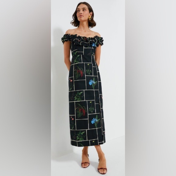 Tuckernuck Women's Black Fresher Buds Suze Dress, Size 4