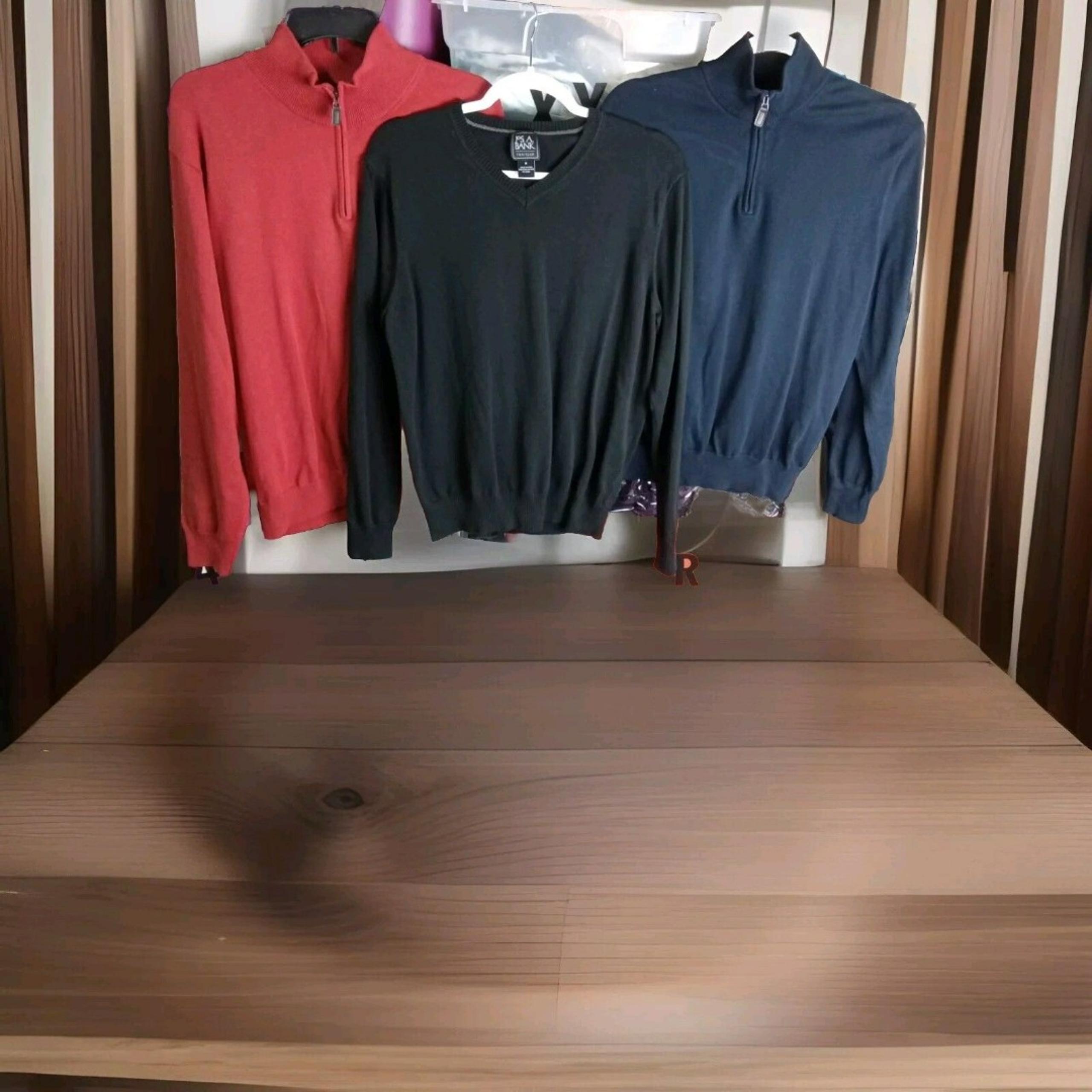 Jos. A. Bank 3 Men's Travelers/Signature Collection Sweaters Size M Pima Cotton