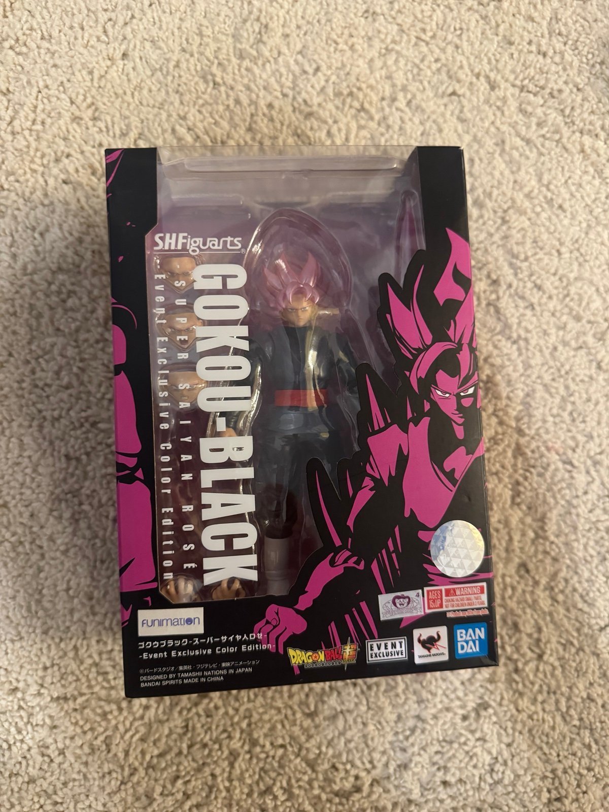 S.H. Figuarts Event Exclusive Super Saiyan Rose Goku Black