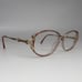 VTG 80's Gloria Vanderbilt Zyloware 749 118 Eyeglass Frames Pink Gold 52-14-140