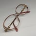 VTG 80's Gloria Vanderbilt Zyloware 749 118 Eyeglass Frames Pink Gold 52-14-140