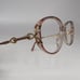 VTG 80's Gloria Vanderbilt Zyloware 749 118 Eyeglass Frames Pink Gold 52-14-140