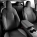 New! Tesla Model Y Car Seat Covers All Weather Protection, Black-Nappa
