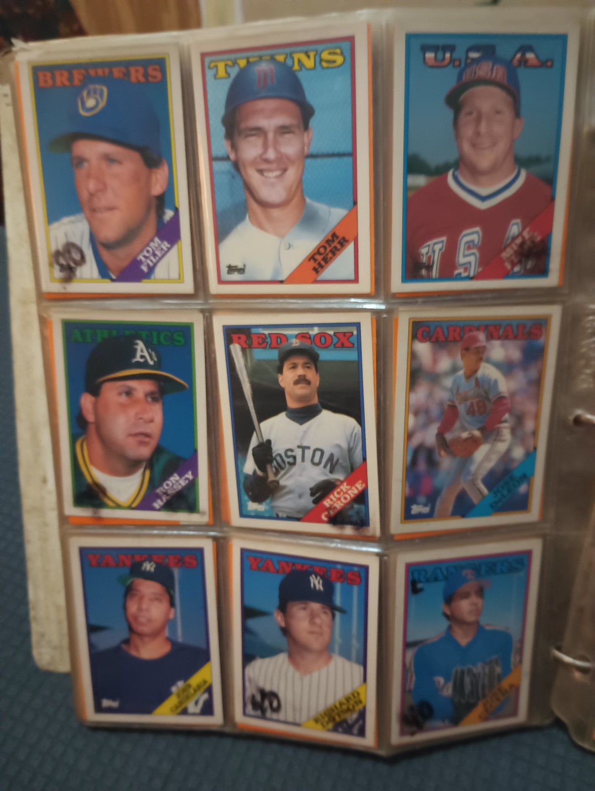 Old Baseball Card Lot Collection