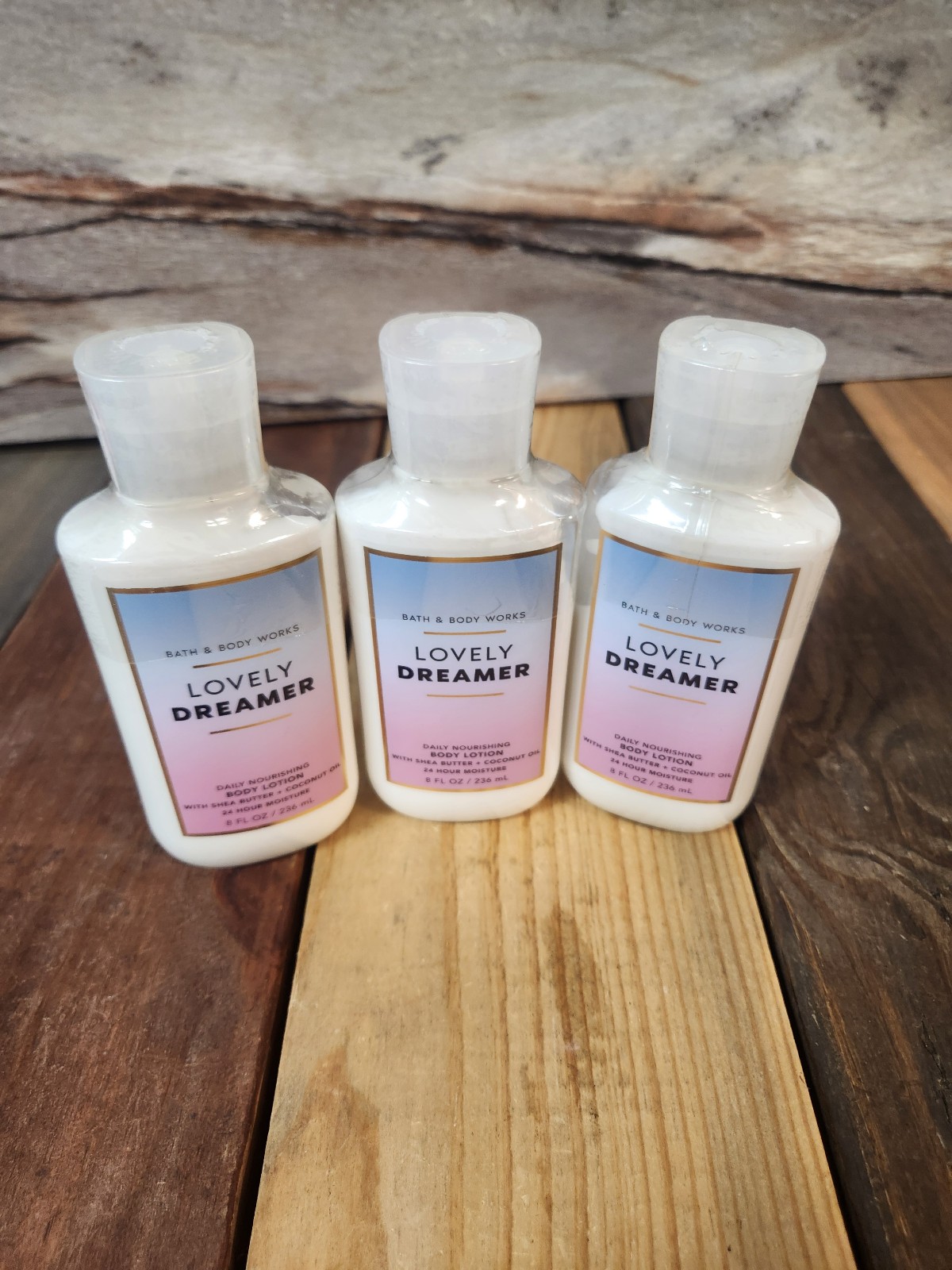 3PK Bath & Body Works Lovely Dreamer Body Lotion 8oz