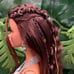 Barbie Doll Odile Face Mold Reroot OOAK Brunette