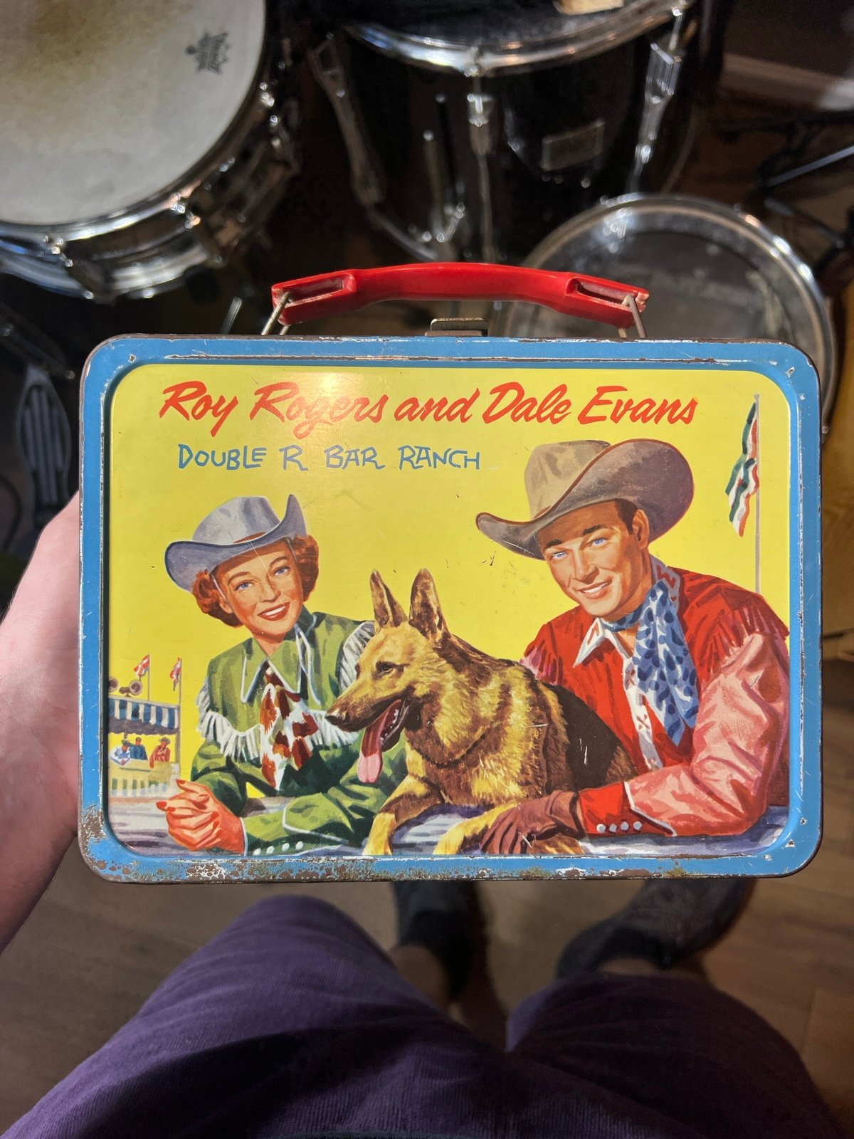 vintage metal lunchbox
