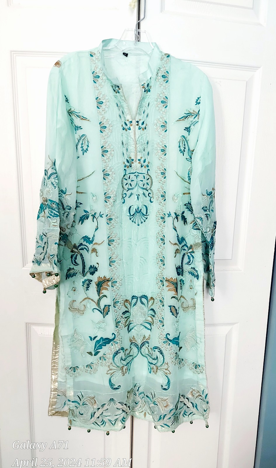 Womens gorgeous Indian/ pakistani salwar kameez 3 piece Size: M NWOT