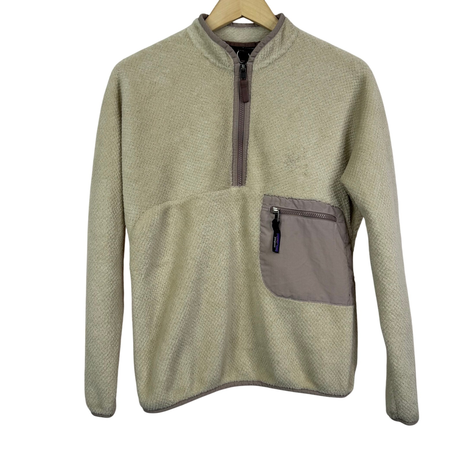 Patagonia Women’s Re-Tool Half Zip Pullover 25340 in Natural White Size S