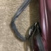 Vintage Golf club bag w/ gold clubs 80s