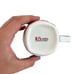 Longfei China Porcelain Square Tea Set of 12 Saucers Tea Cups Palm Fronds Modern