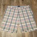 Peter Millar Crown Crafted Matlock Madras Seersucker Performance Shorts Size 35