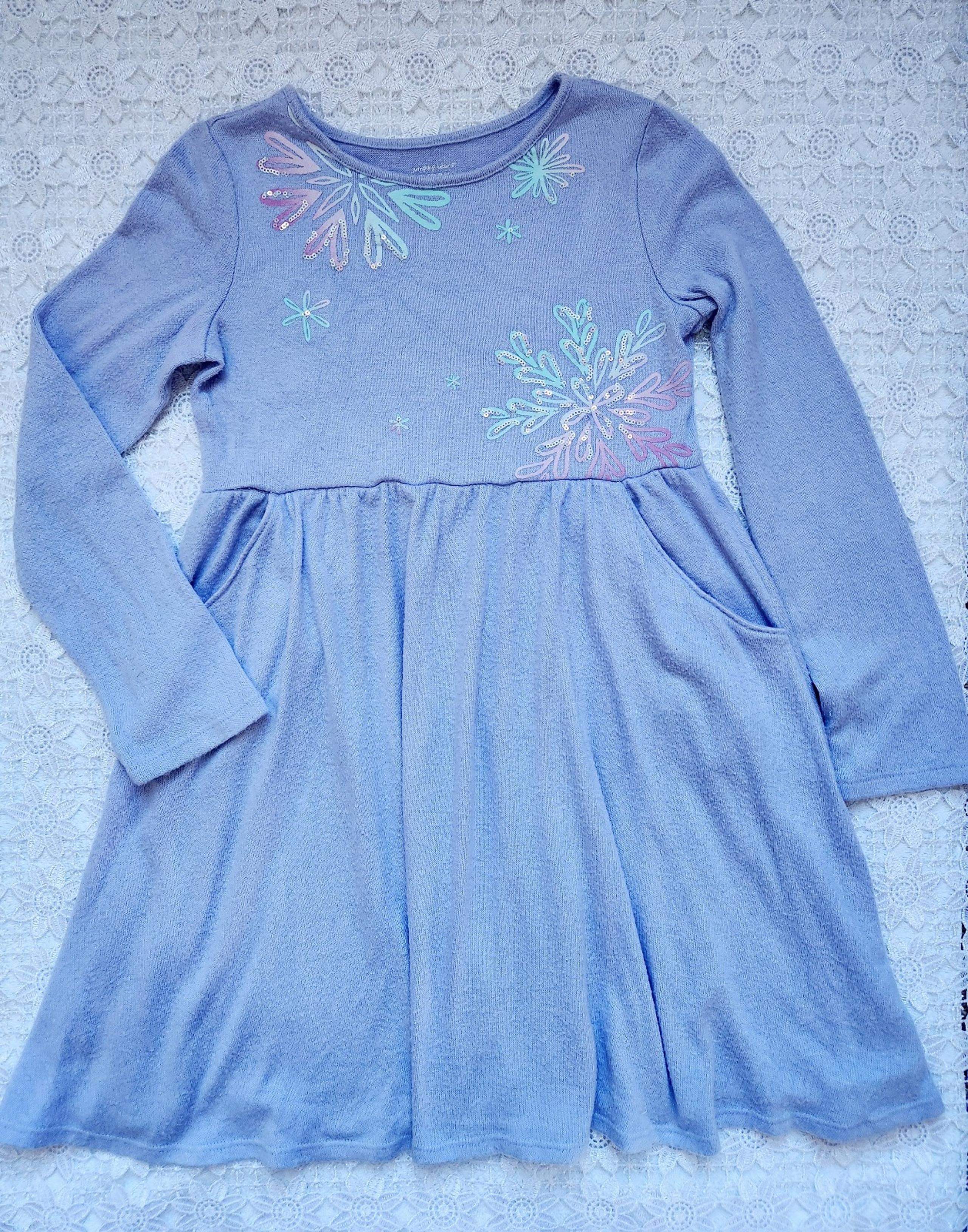 Jumping Beans winter snowflake dress