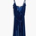 New BCBGeneration Ruffle Trim Velvet Wrap Dress