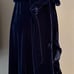 New BCBGeneration Ruffle Trim Velvet Wrap Dress