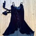 New BCBGeneration Ruffle Trim Velvet Wrap Dress