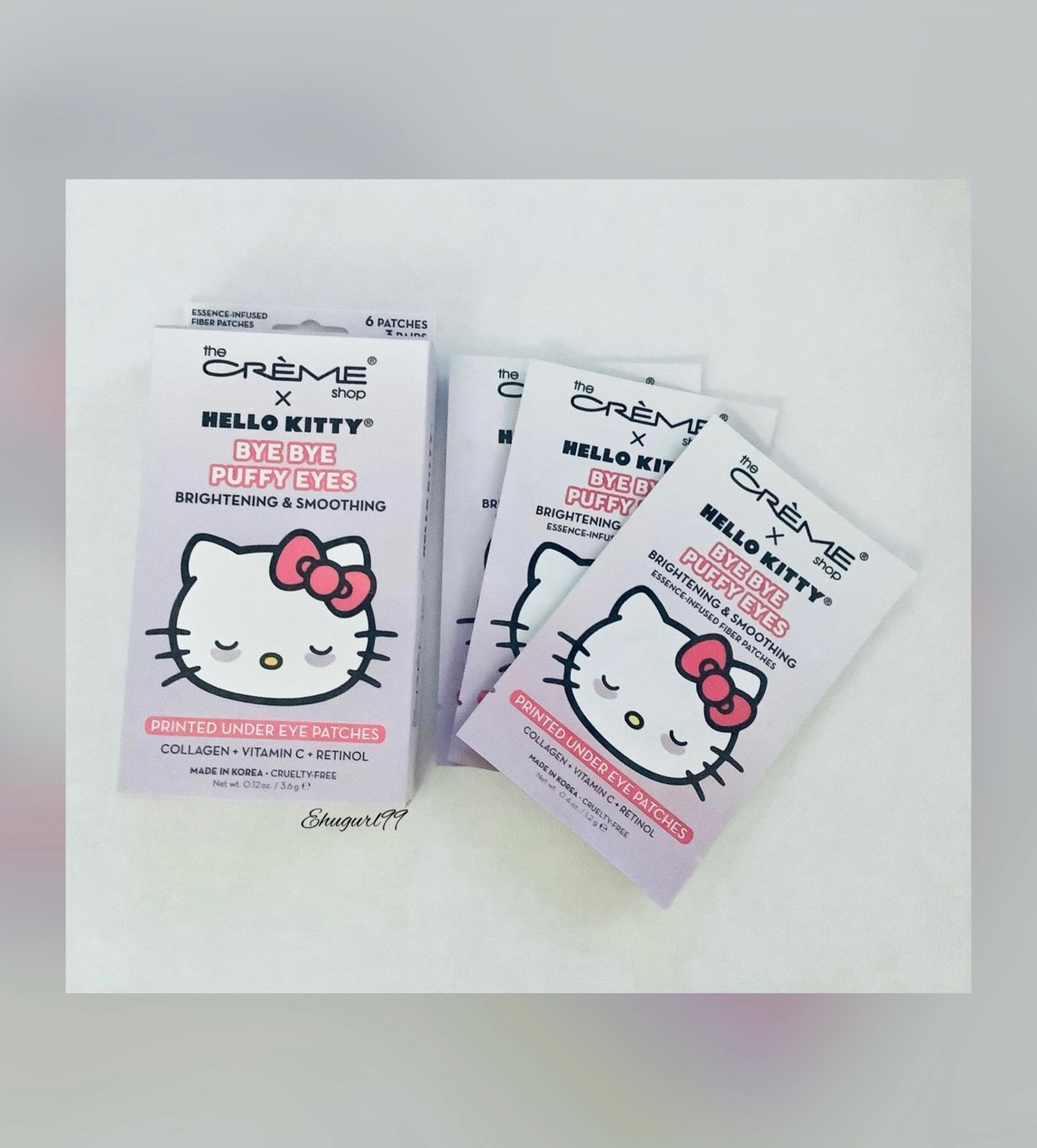 The Créme Shop HELLO KITTY BYEBYE PUFFY EYES UNDER EYE PATCHES set of 3