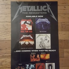 METALLICA (1) Double Sided POSTER 11x17