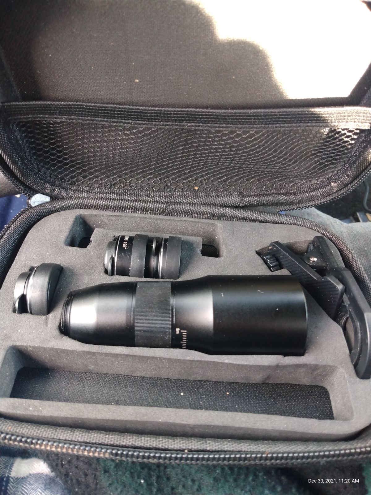 Phone telescope with lens kit