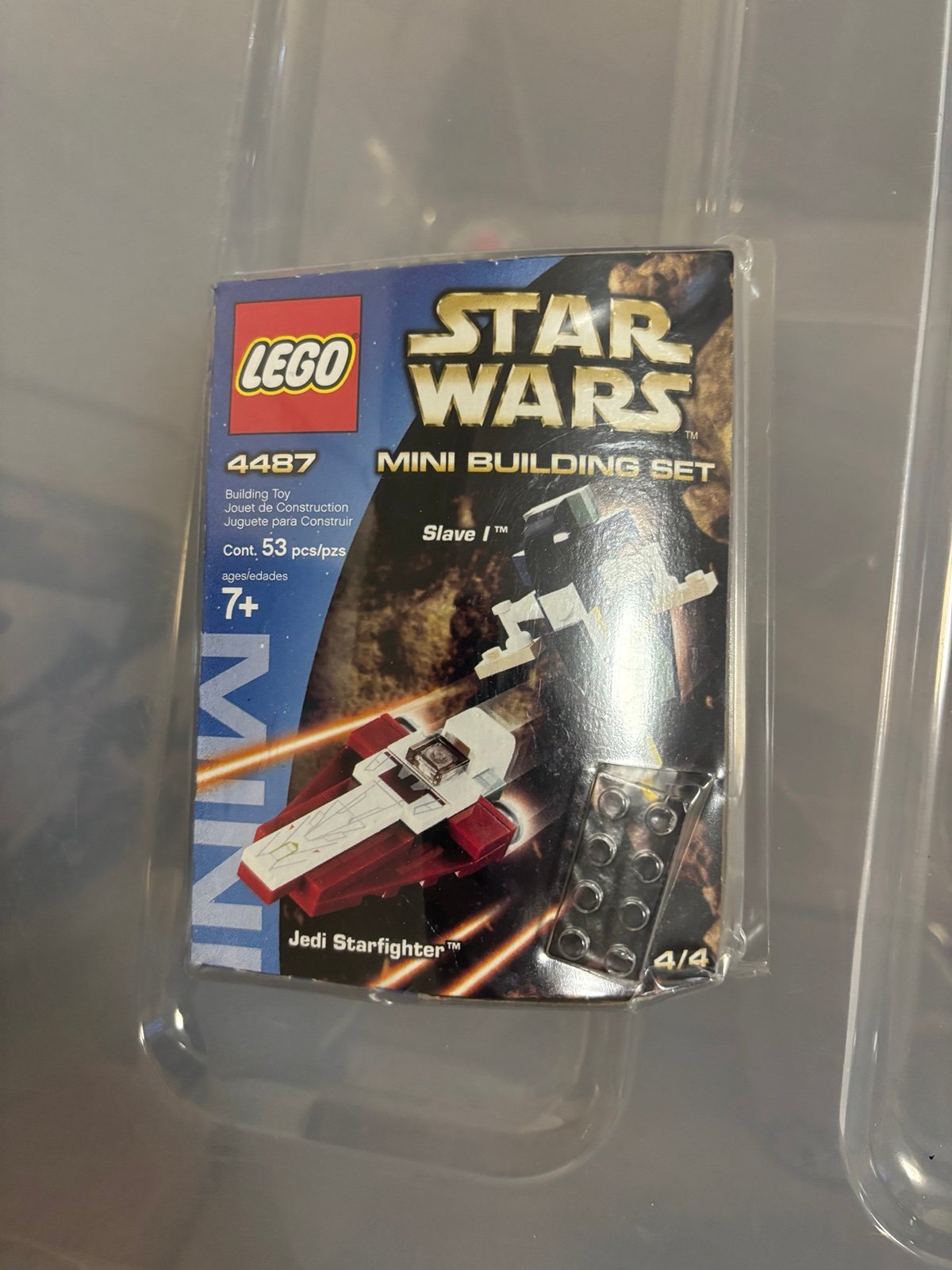 RARE NISB Lego Star Wars 4487 Jedi Starfighter and Slave I mini