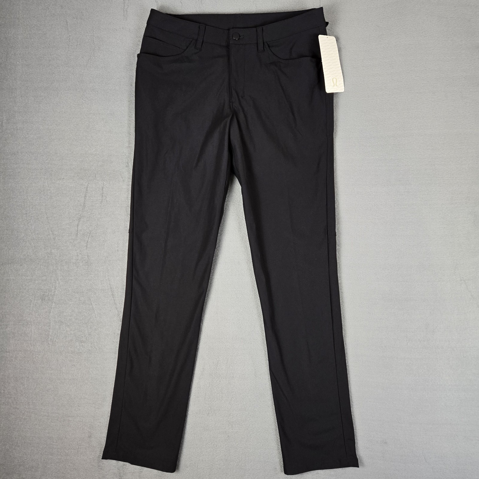 Lululemon ABC Pant Classic 34 Mens 32 Black Preppy Commuter 128 M5426S NWT