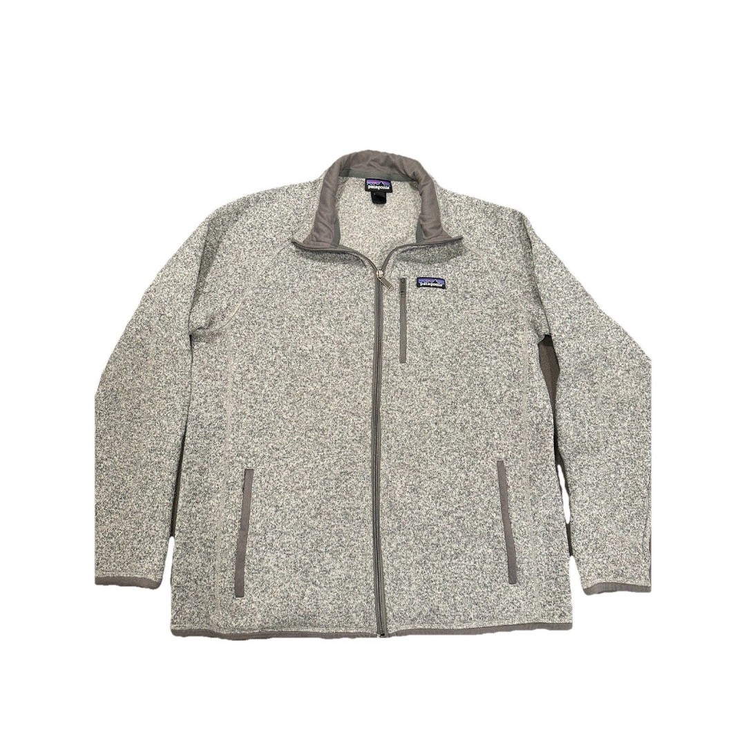 Patagonia Better Sweater Jacket Mens L Gray Full Zip Knit Fleece Outdoor Hike