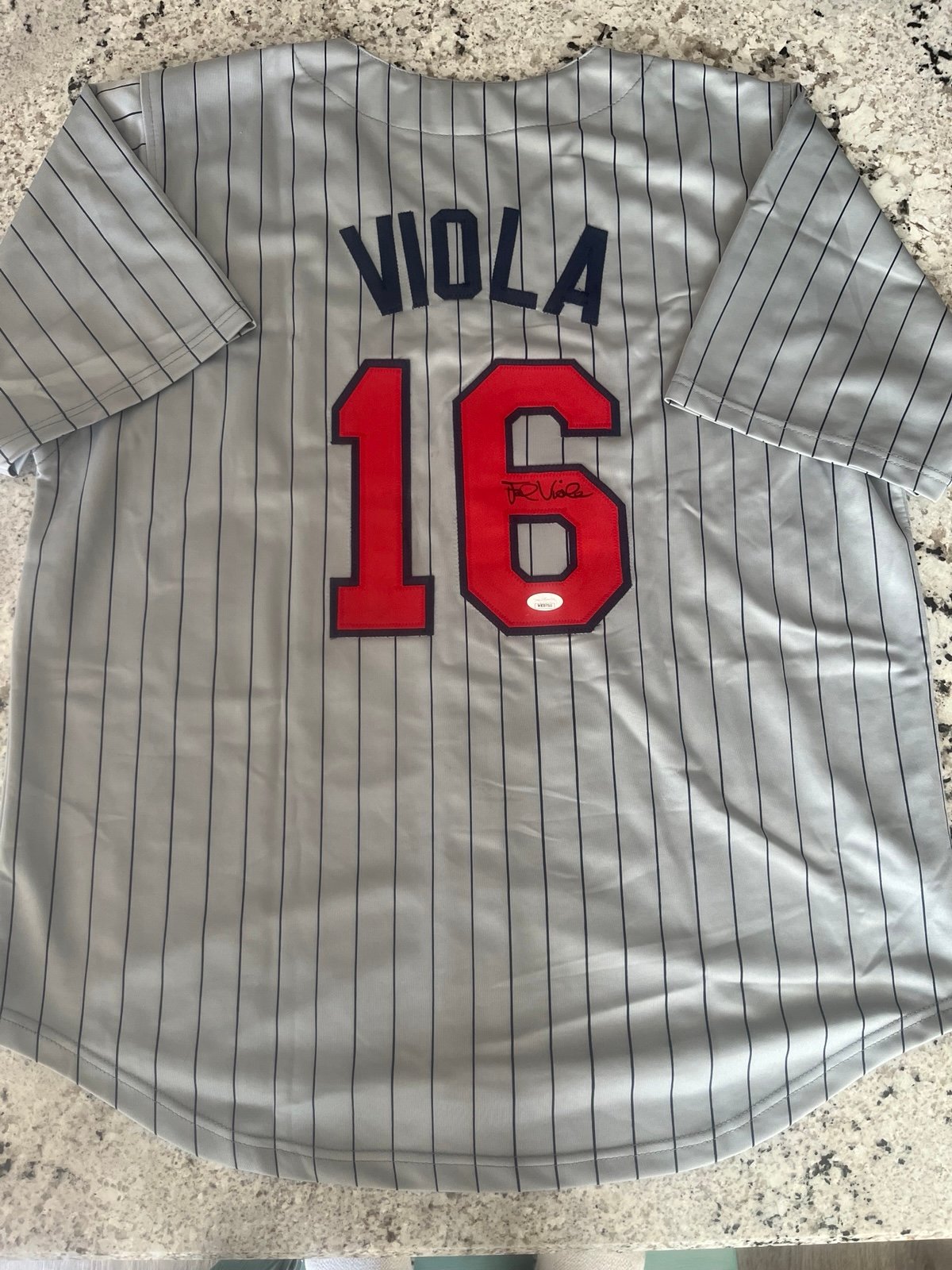 Frank Viola Minnesota Twins Signed Jersey JSA COA