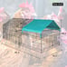 BestPet 87 x 41 Large Metal Chicken Coop Run Rabbit Enclosure Pen with Waterpro