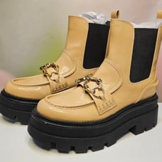 Circus NY By Sam Edelman Women's Brooks Boots Size 9.5 Blonde Patent NWT