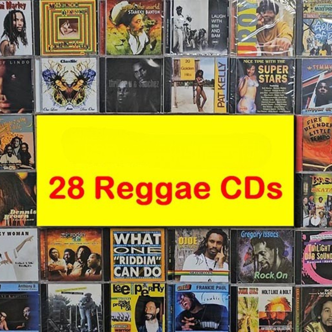 28 Reggae CDs NEW SEALED U Roy Skatalites Gregory Isaacs Bob Marley John Holt