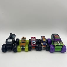 Monster Truck Jam Rev N’ Roar Grave Digger Mohawk Warrior Scooby Doo & More Lot