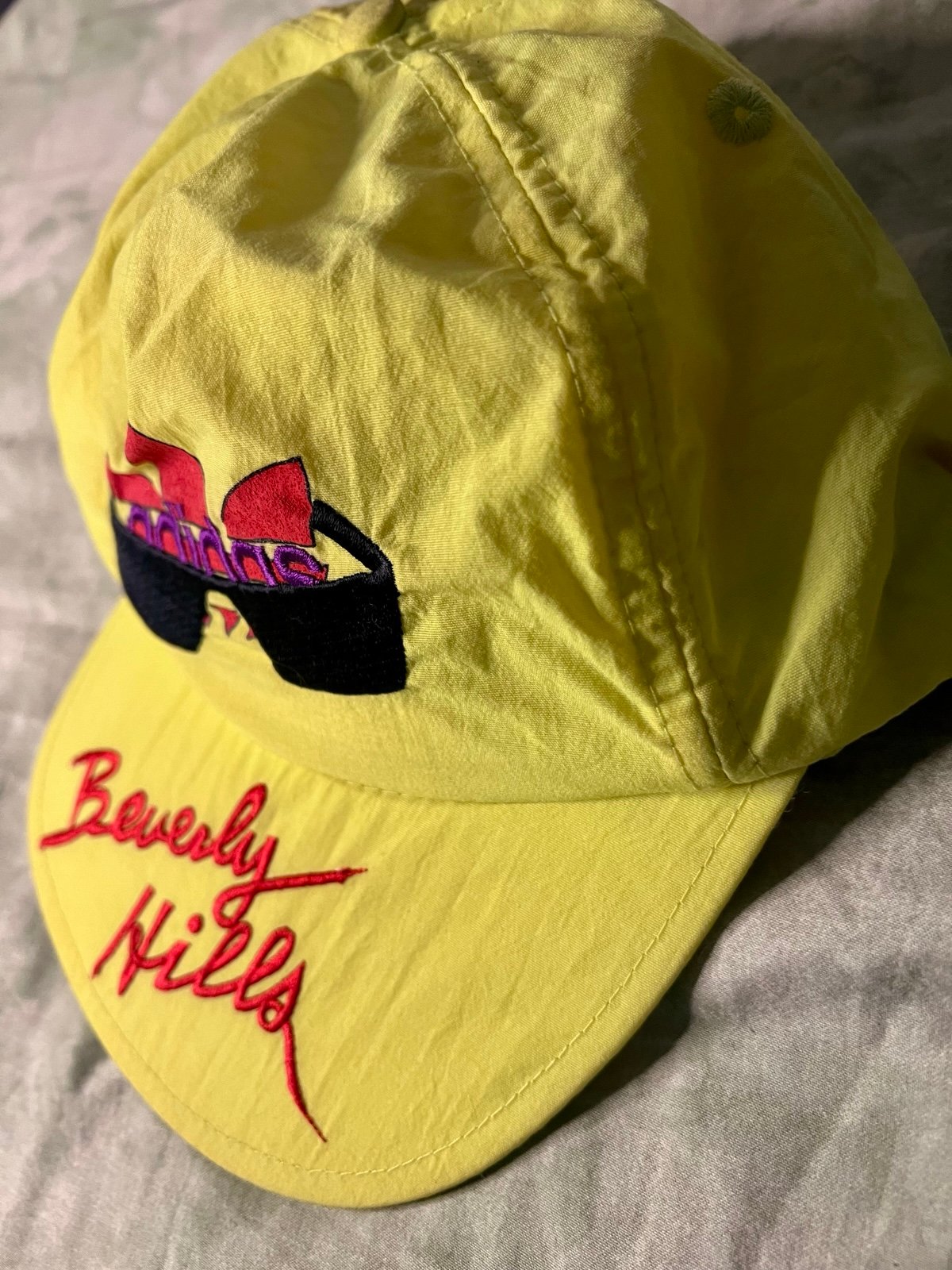 Neon Yellow Adidas Beverly Hills Snapback Hat