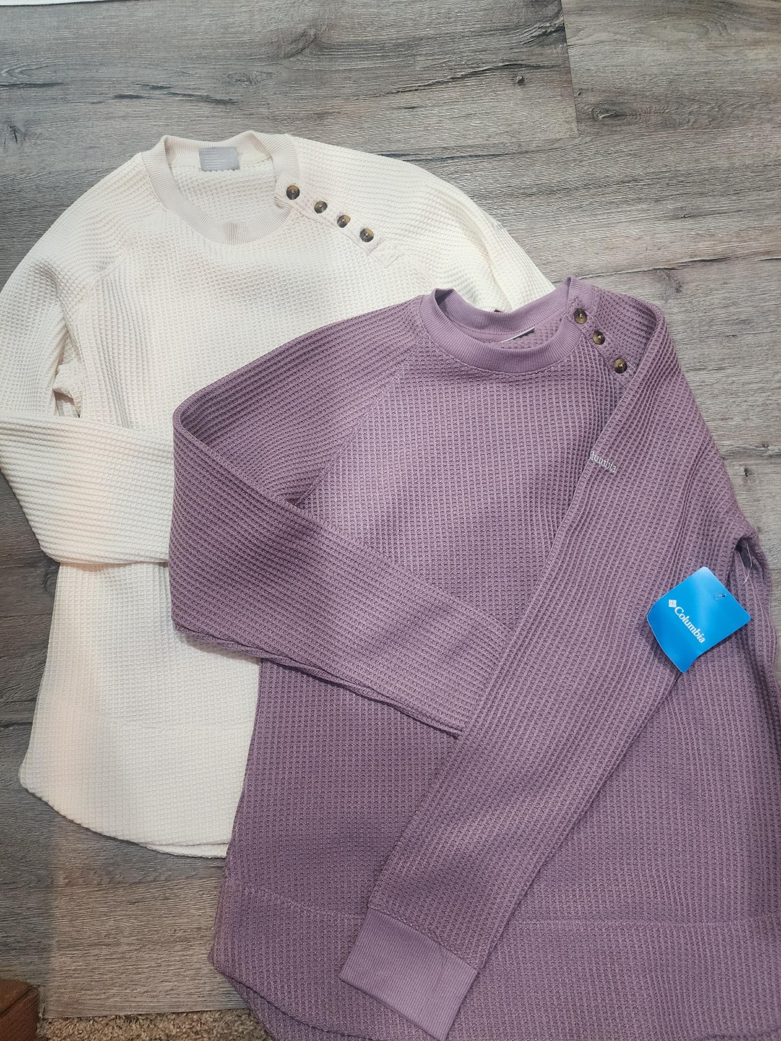 2 new tags columbia sweater l lg nwt