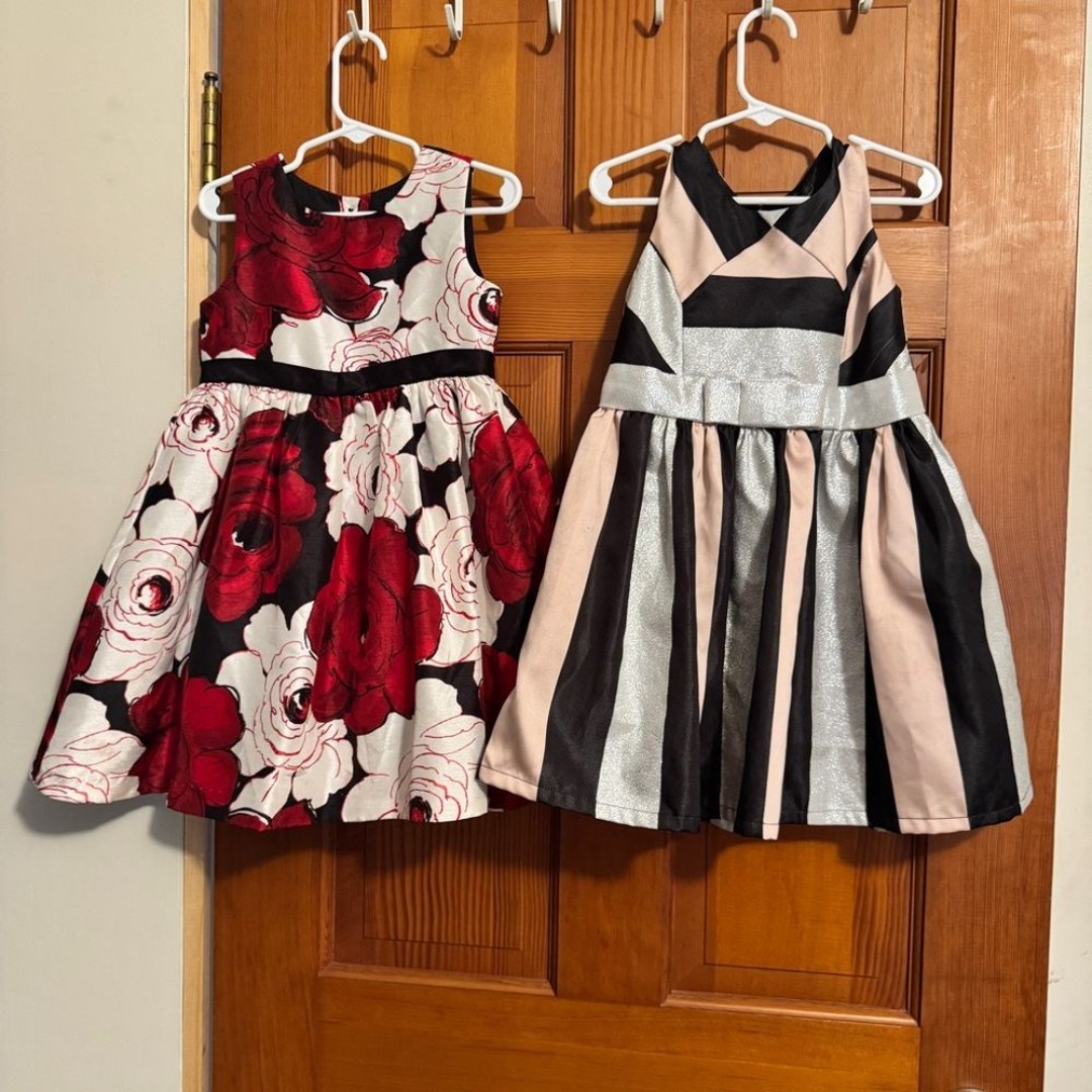 Two Adorable Toddler 3T/4T Dresses [Clothing 408]