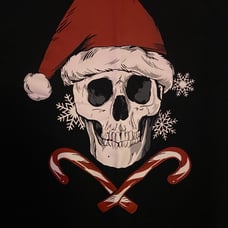 TORRID Santa Skull & CandyCane Crossbones