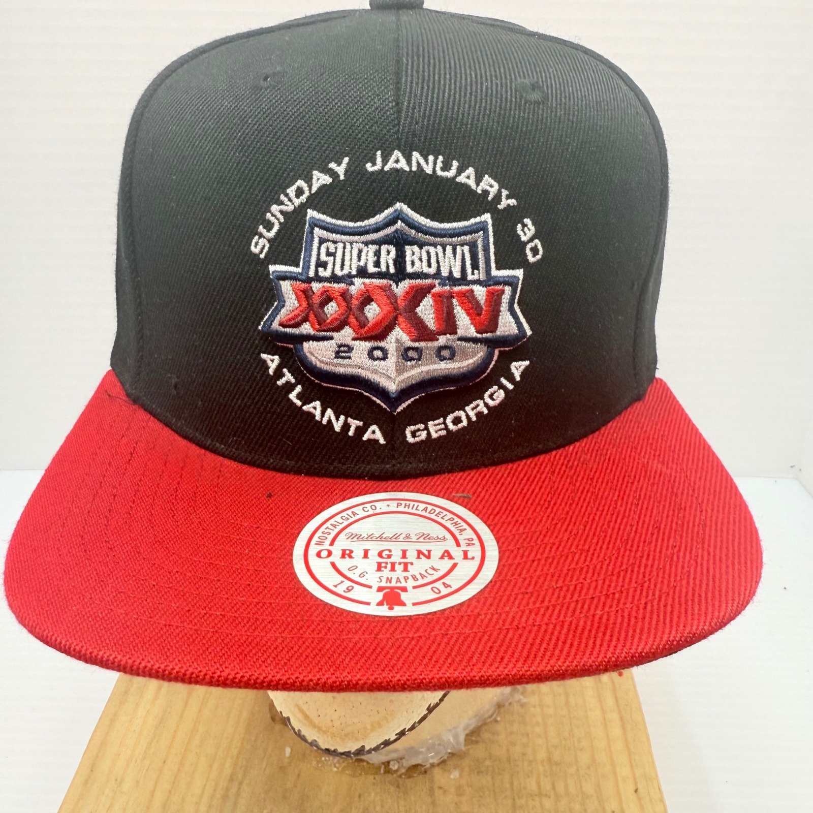 Mitchell & Ness Super Bowl XXXIV Atlanta Snapback Hat Adjustable New
