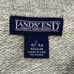 Lands’ End Vintage 90s V Neck Pullover Sweater Marled Ivory Neutrals
