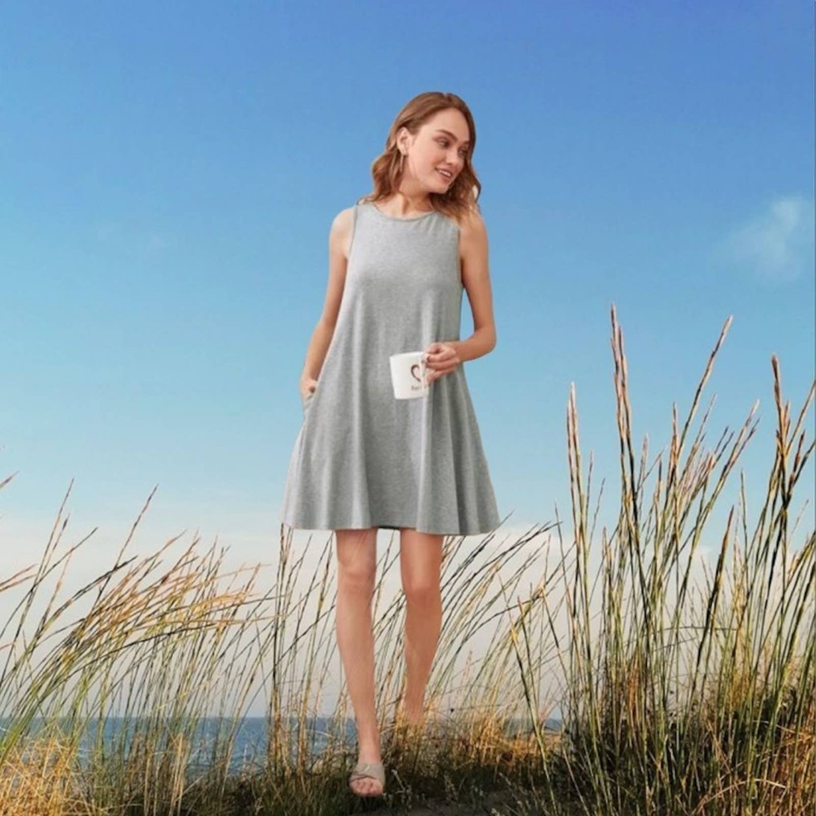 Gap Swing Knee Length Dresses Mercari