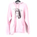 Johnny Ross Sweatshirt Unisex L Barbra Lady Like Pullover Hoodie Pink NWOT