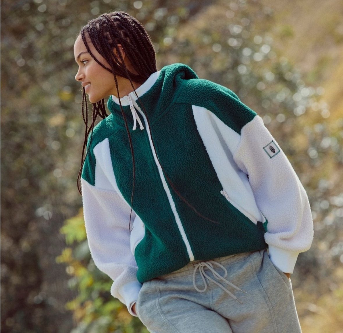 FREE PEOPLE LADIES WARM OUTDOORSY JACKET W. HOOD