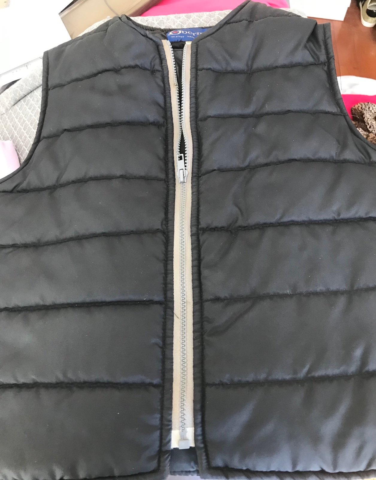Year round lightweight black vest