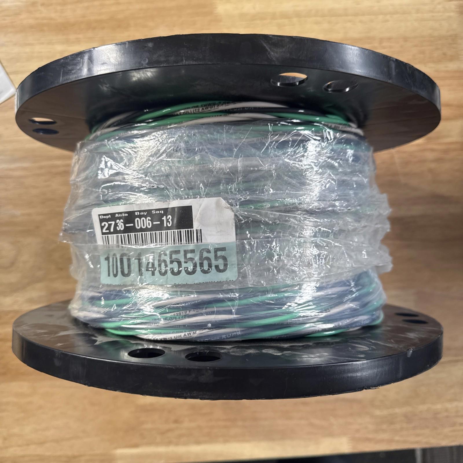 12/3 Stranded Black/White/Green CU THHN Tri-Wire SOUTHWIRE 12awg - 250 ft