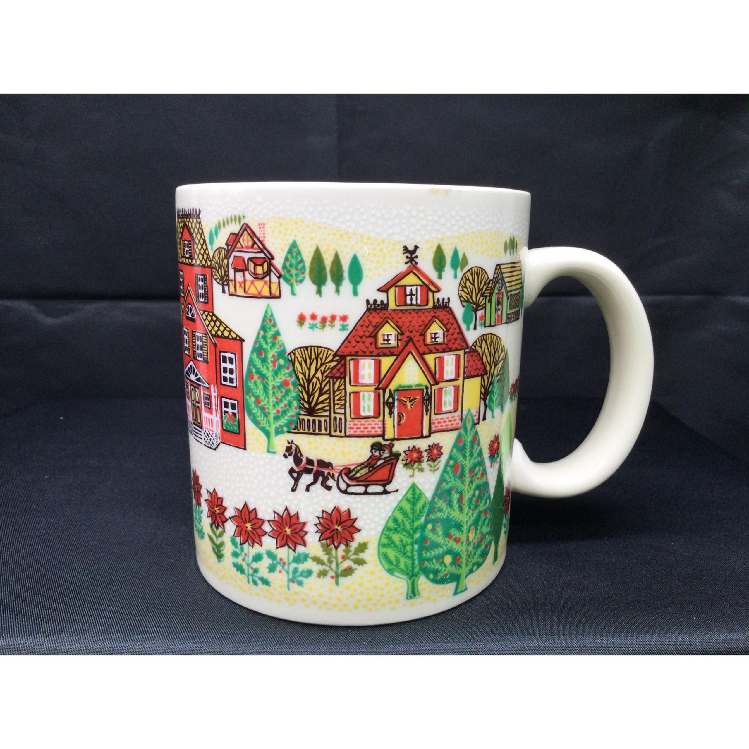 Vintage Otagiri Christmas Coffee Mug