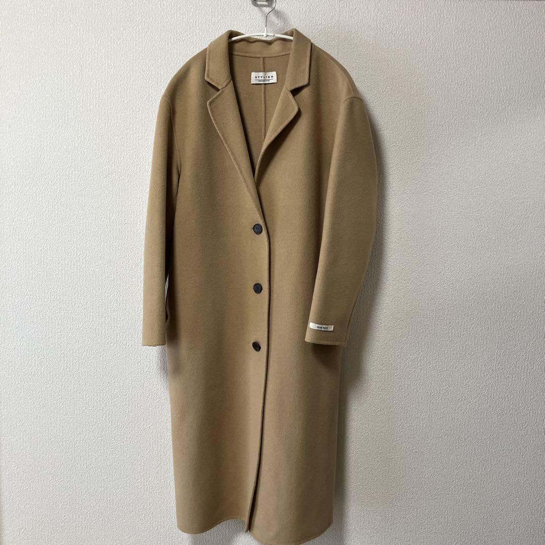 STYLISH Long Coat Camel