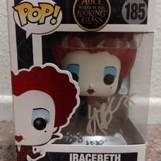Helen Bonham Carter Signed Funko Pop PROOF Iracebeth Alice in Wonderland