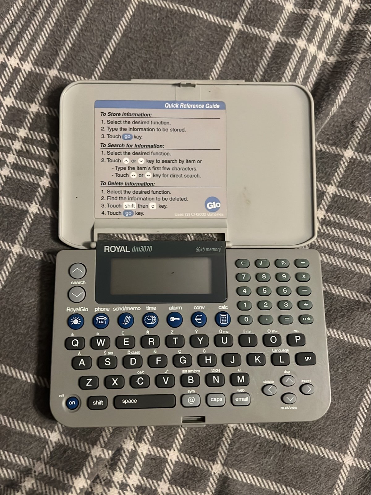 Calculator Royal DM3070 96kb memory