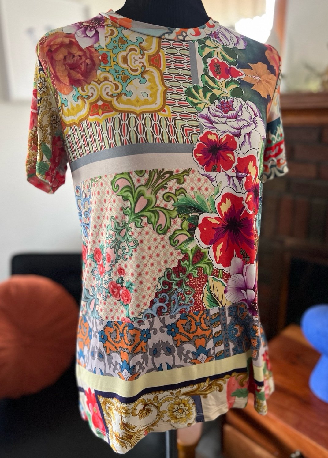 WOMEN’S JOHNNY WAS SHIRT - SIZE SMALL