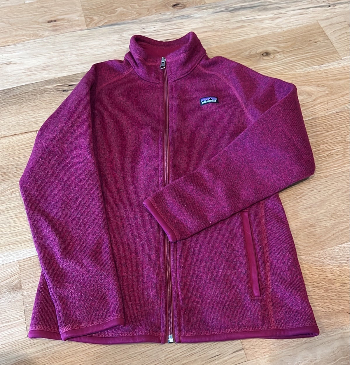 Girls Patagonia Better sweaer zip Up XL 14